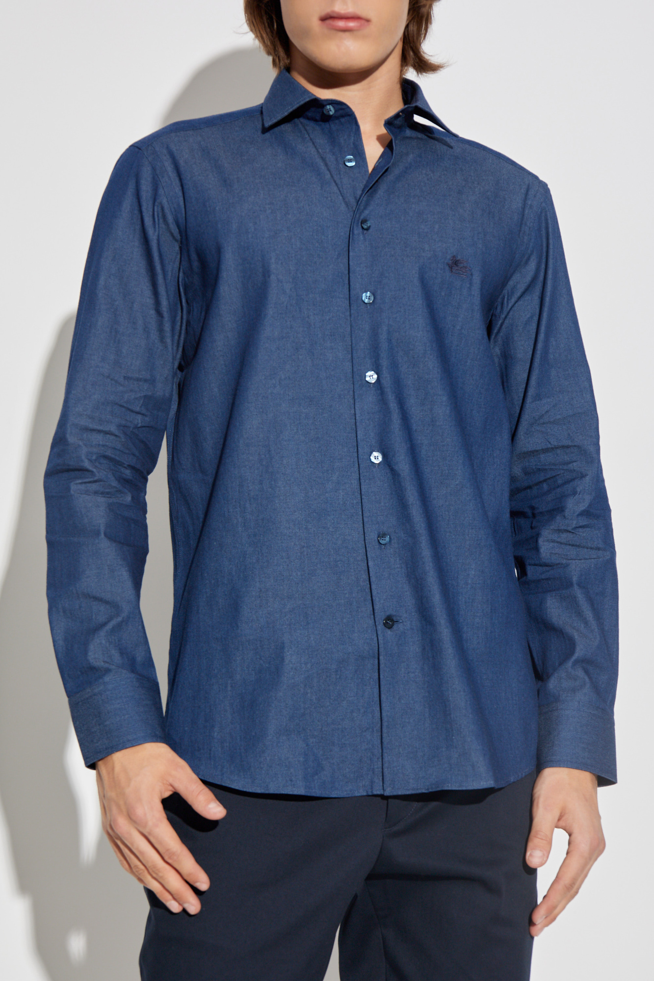 【送料&関税込】Etro Jersey With Logo Etro Shirt with logo | Men's Clothing | Vitkac